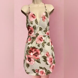 Floral V-Neck Dress